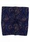 Flora Silk Jacquard Pocket Square - Bronze